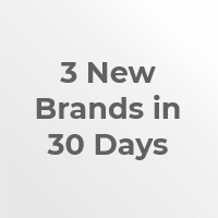 3 New Brands in 30
                                        Days. logo